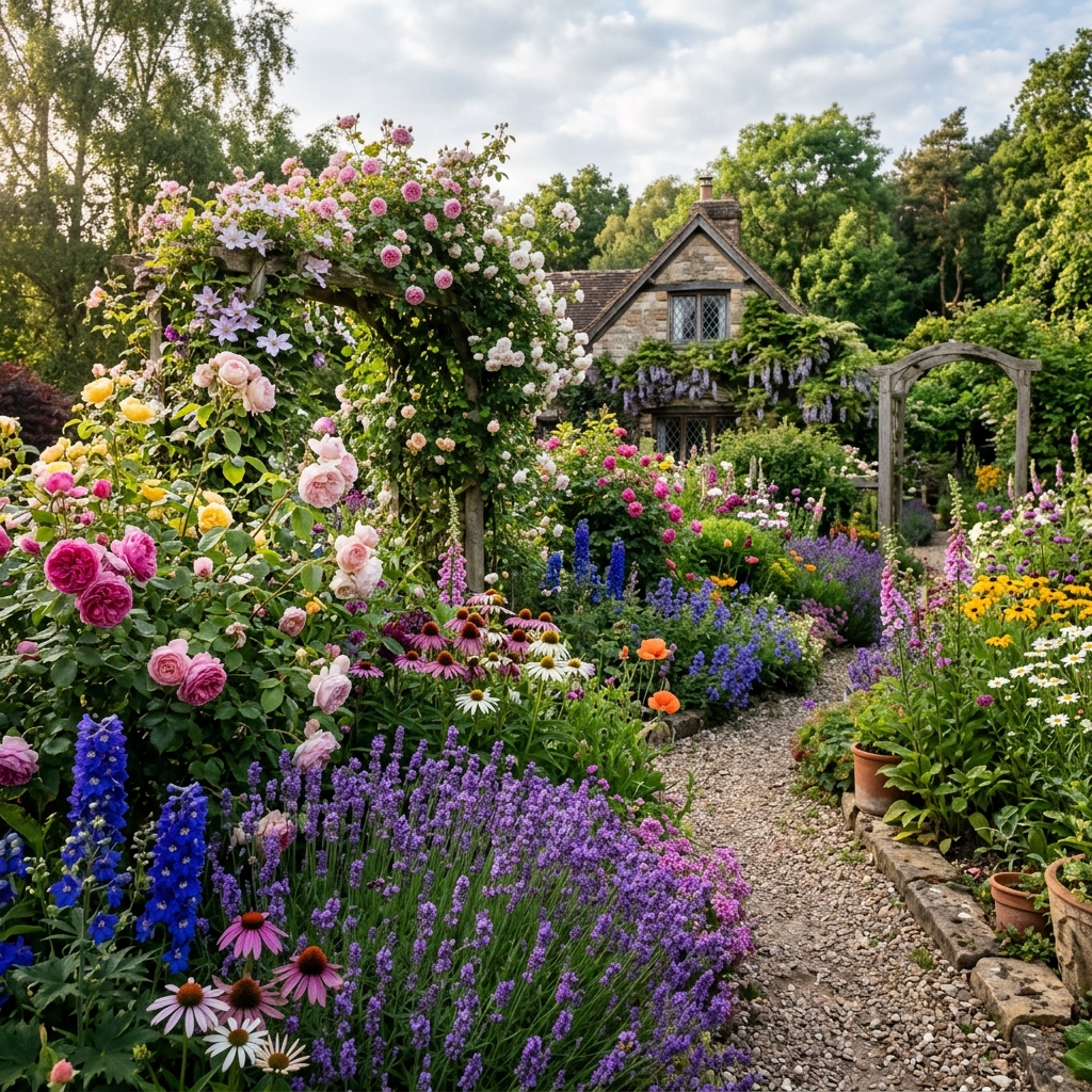 Jardín de flores